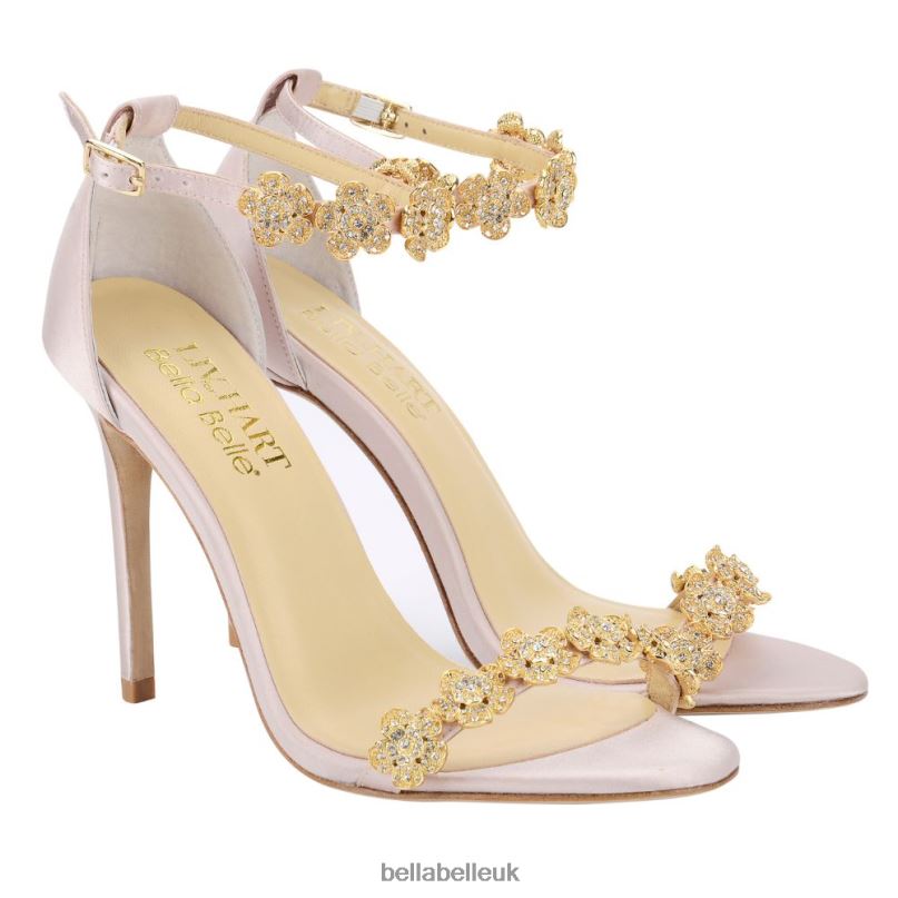 Bella Belle MARIEE Wedding/Evening Pink Shoes With Bows 26802132