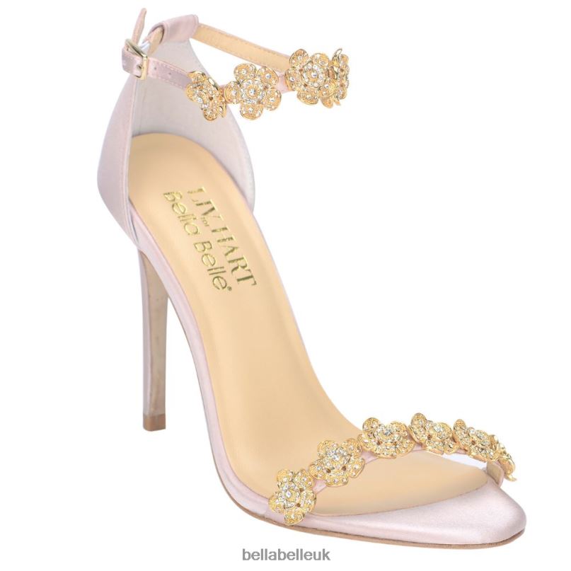 Bella Belle MARIEE Wedding/Evening Pink Shoes With Bows 26802132