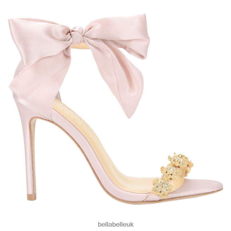 Bella Belle MARIEE Wedding/Evening Pink Shoes With Bows 26802132