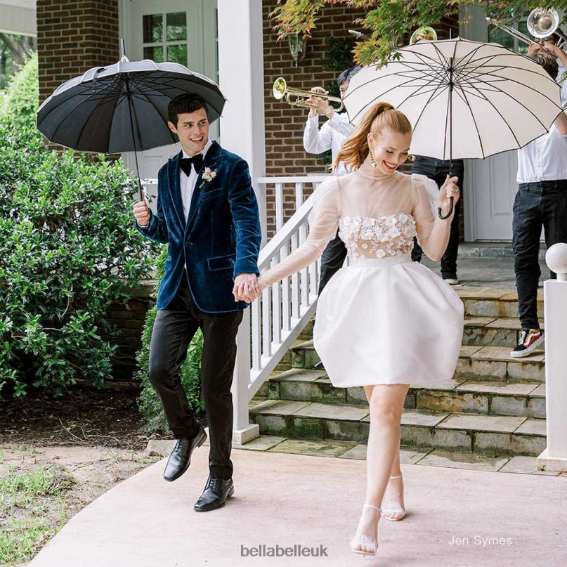 Bella Belle BRIDGET Polka Dot Pleated Tulle Heels 2680286