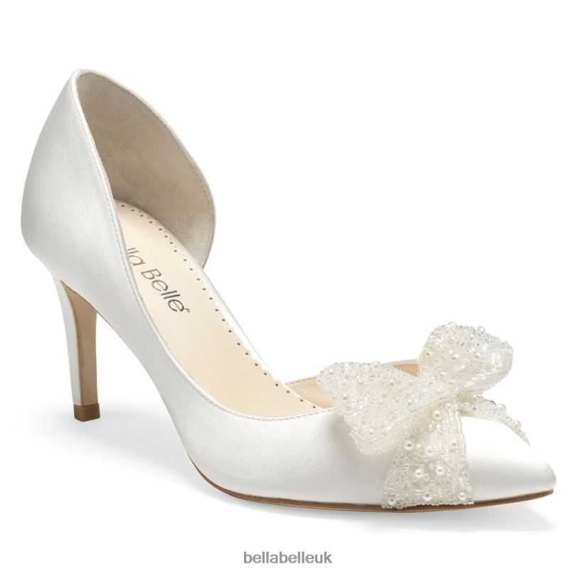 Bella Belle DOROTHY D'Orsay Wedding Heels with Bow 2680248