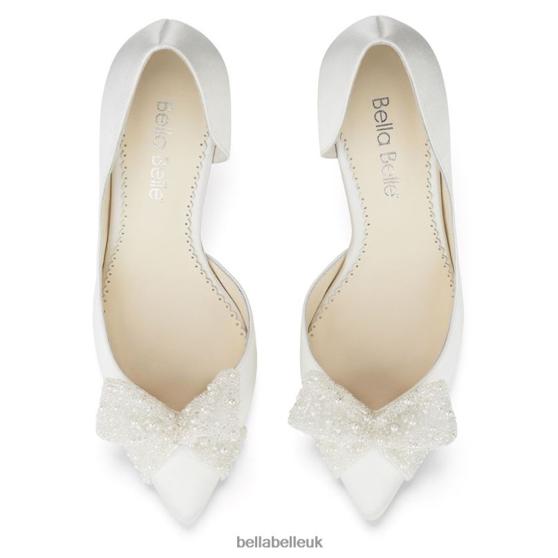 Bella Belle DOROTHY D'Orsay Wedding Heels with Bow 2680248