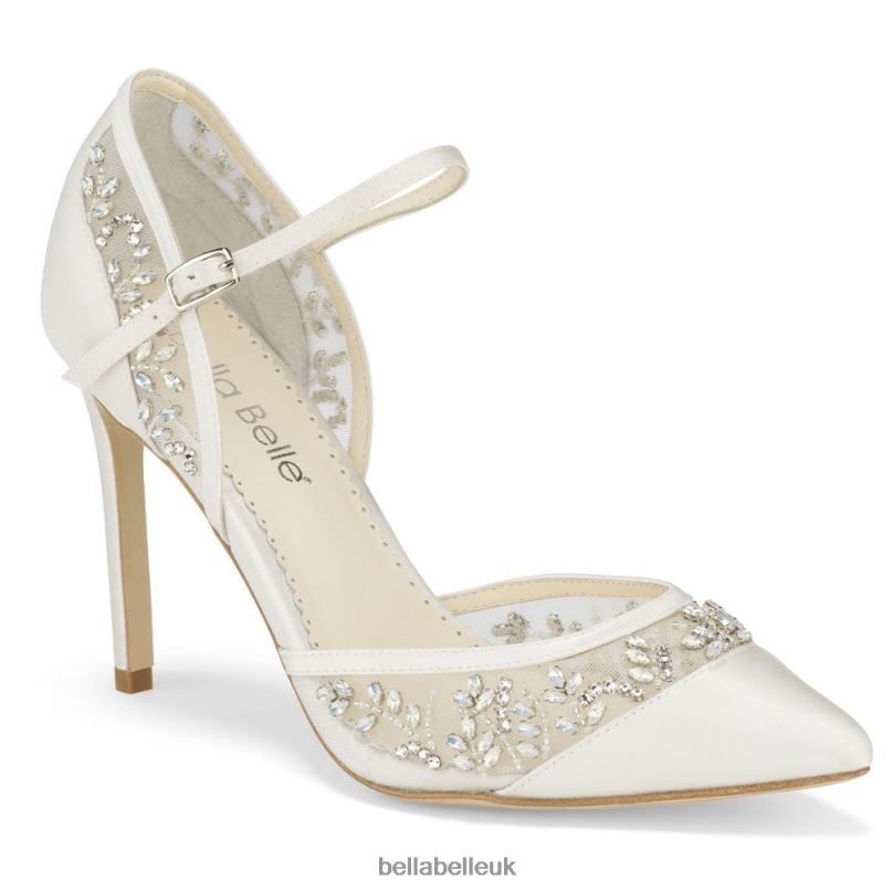 Bella Belle EMMA Embellished Illusion Mesh Crystal Wedding Shoes 2680256