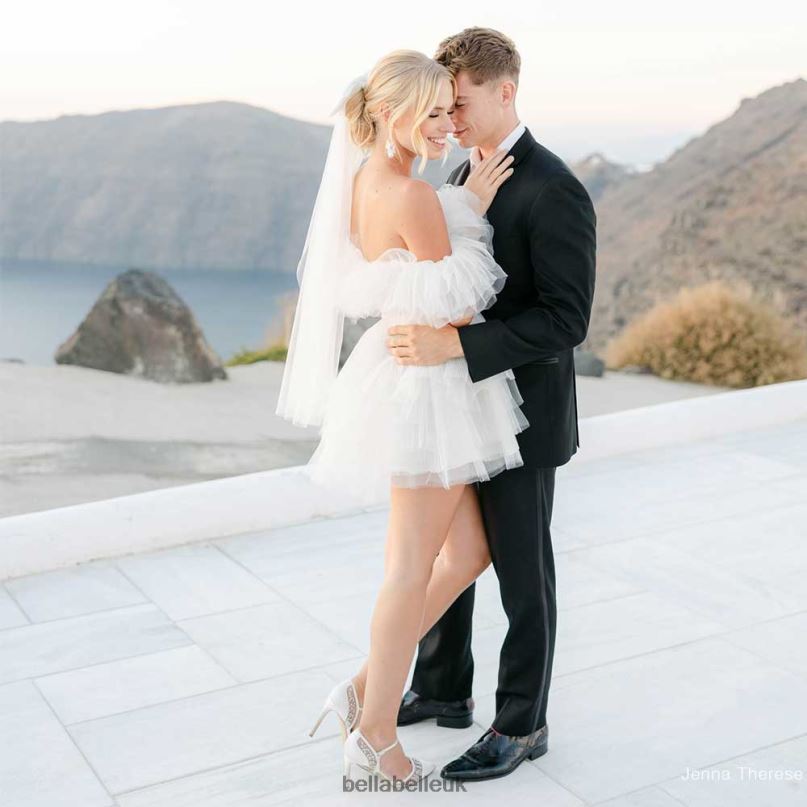 Bella Belle EMMA Embellished Illusion Mesh Crystal Wedding Shoes 2680256