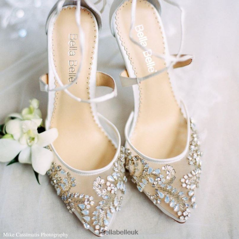 Bella Belle FLORENCE Crystal Embellished Heels for Weddings 2680239