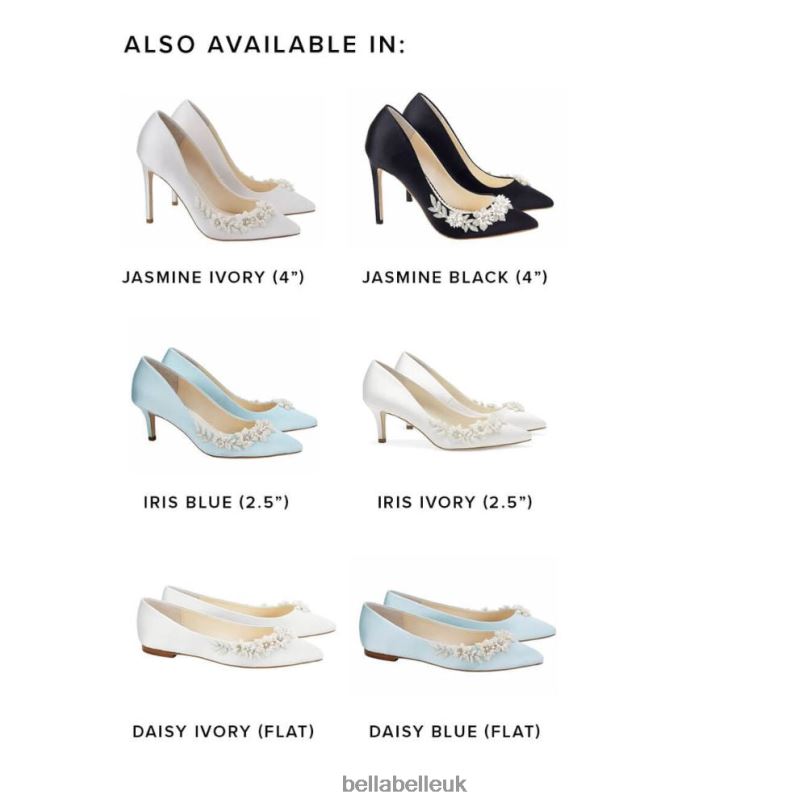 Bella Belle JASMINE 3D Floral Pearl Wedding Shoes 2680255