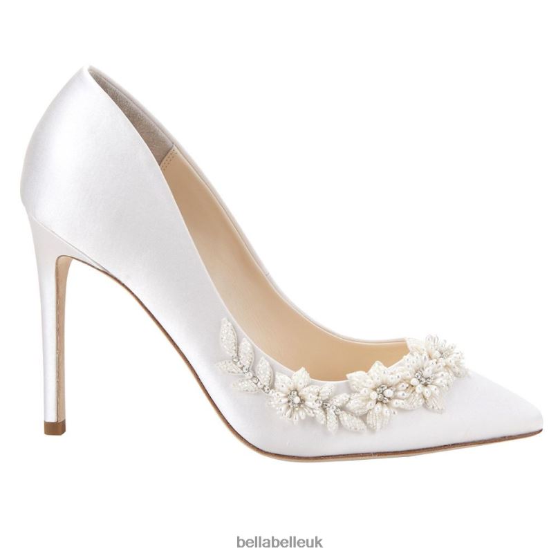 Bella Belle JASMINE 3D Floral Pearl Wedding Shoes 2680255