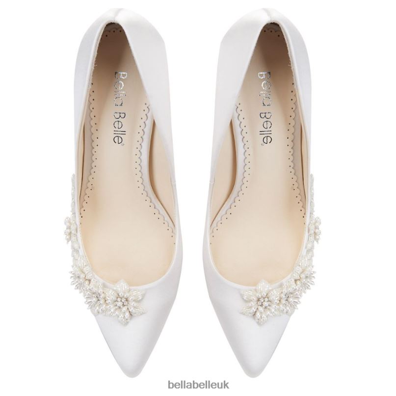 Bella Belle JASMINE 3D Floral Pearl Wedding Shoes 2680255
