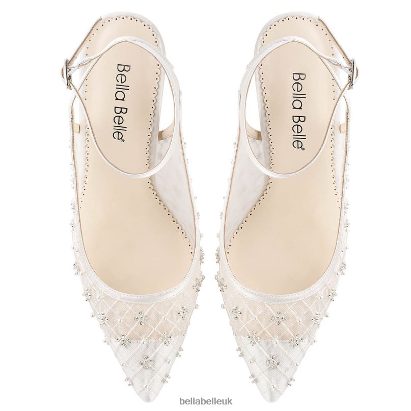 Bella Belle KENNEDY Ankle Strap Argyle Patterned Wedding Shoes 26802102