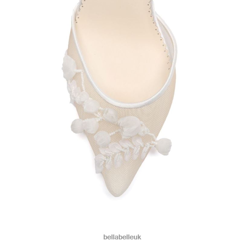 Bella Belle LIBBY Lily of the Valley Ivory Kitten Heel Wedding Shoes 2680270