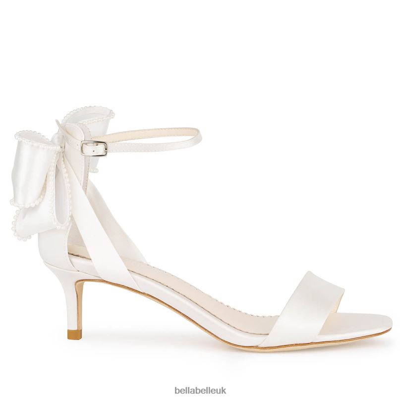 Bella Belle MIRA Open Toe Low Heel Sandals With Bow 26802115