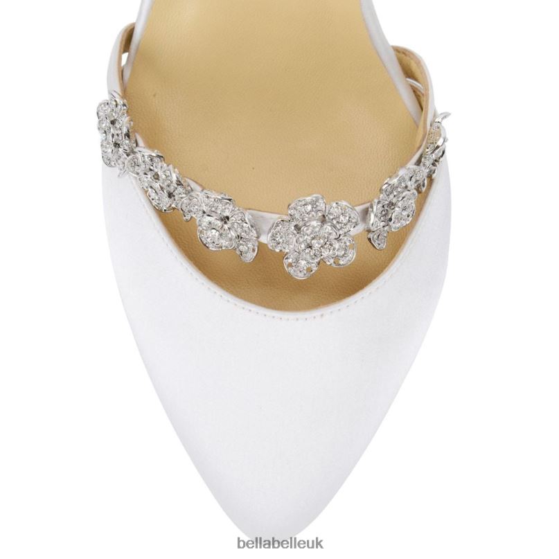 Bella Belle OLIVIA IVORY 4 in 1 Ivory Heels with Ankle Strap Versatility 2680260