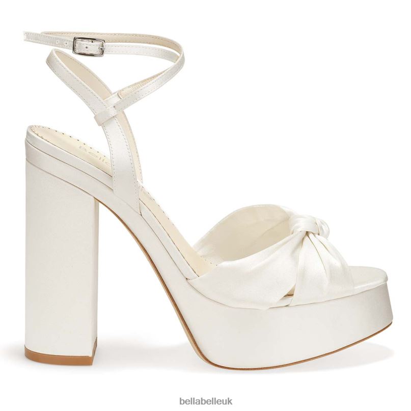 Bella Belle SERAFINA 5 Inch Open Toe Platform Block Heel Sandals 2680277