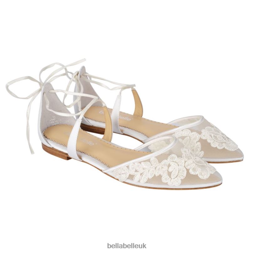 Bella Belle ALICIA Lace Wedding Ballet Flats 268027