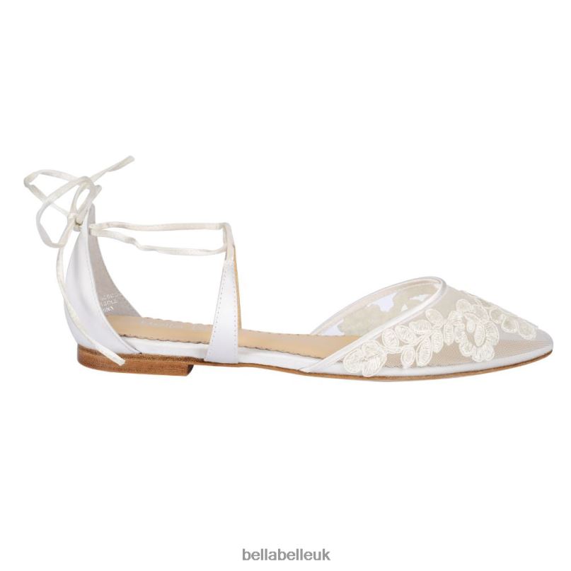 Bella Belle ALICIA Lace Wedding Ballet Flats 268027