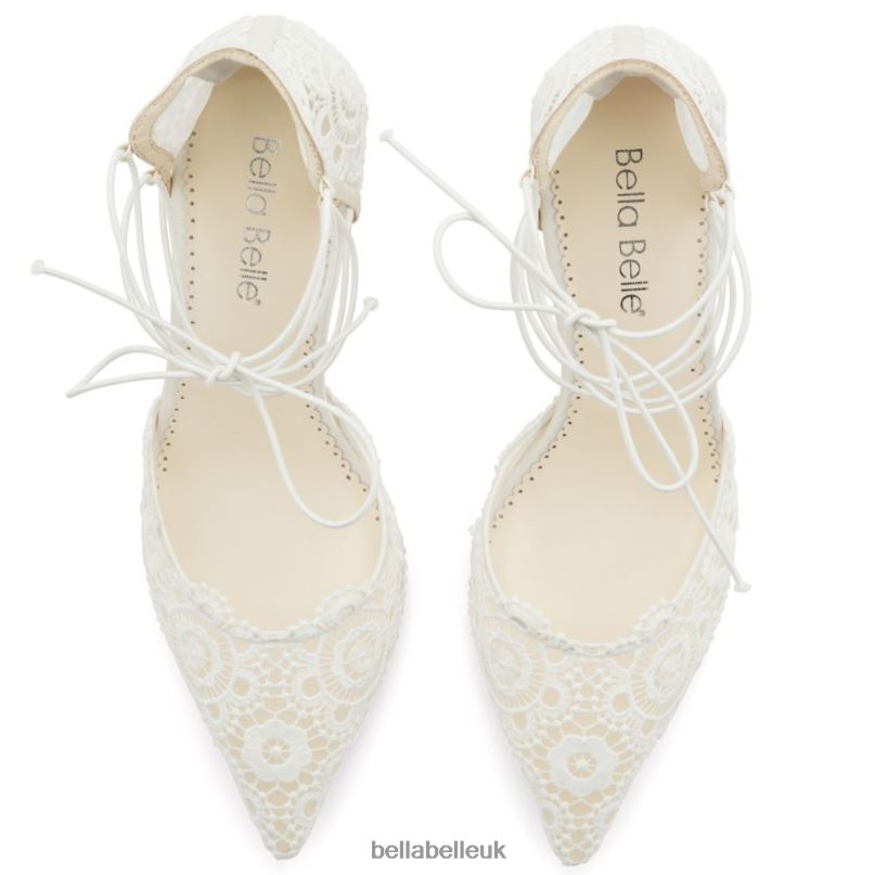 Bella Belle CASSIE Spanish Inspired Floral Lace, Lace Up Block Heels 2680225