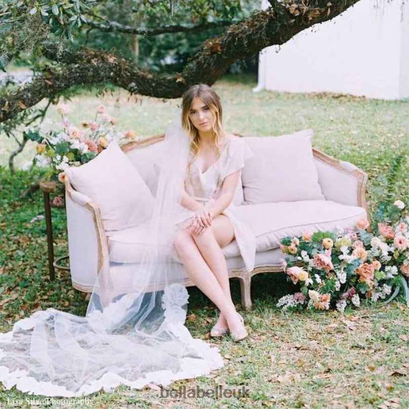 Bella Belle SIERRA Nude Embroidered Floral Kitten Heels 26802126