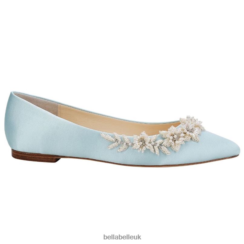Bella Belle DAISY BLUE Blue Wedding Flats 26802137