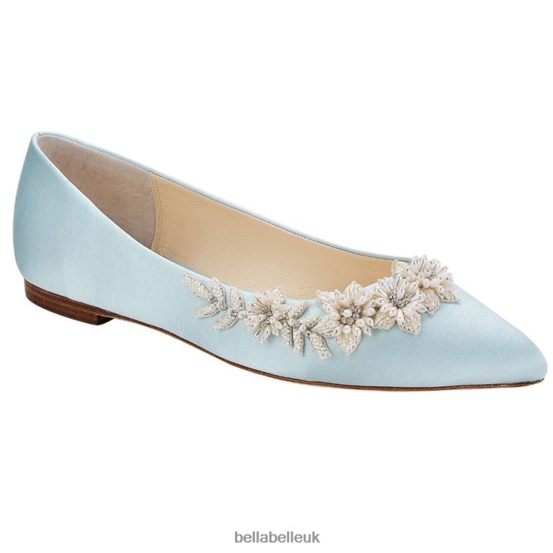 Bella Belle DAISY BLUE Blue Wedding Flats 26802137