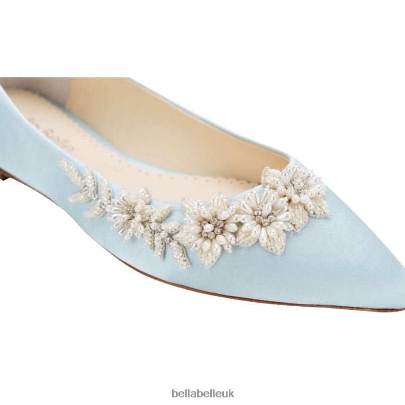 Bella Belle DAISY BLUE Blue Wedding Flats 26802137